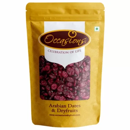 Cranberry - Dried cranberries from Occasions Dry Fruit, popular in trail mix, salads, breads, cereals, or as a standalone snack.