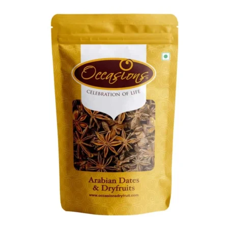 Badiyaan Phool Star Anise – Premium spice from Occasions Dry Fruit, offering rich flavor for cooking