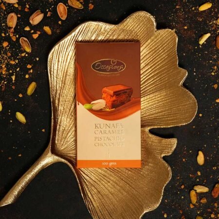 Kunafah Caramel Pistachio Chocolate