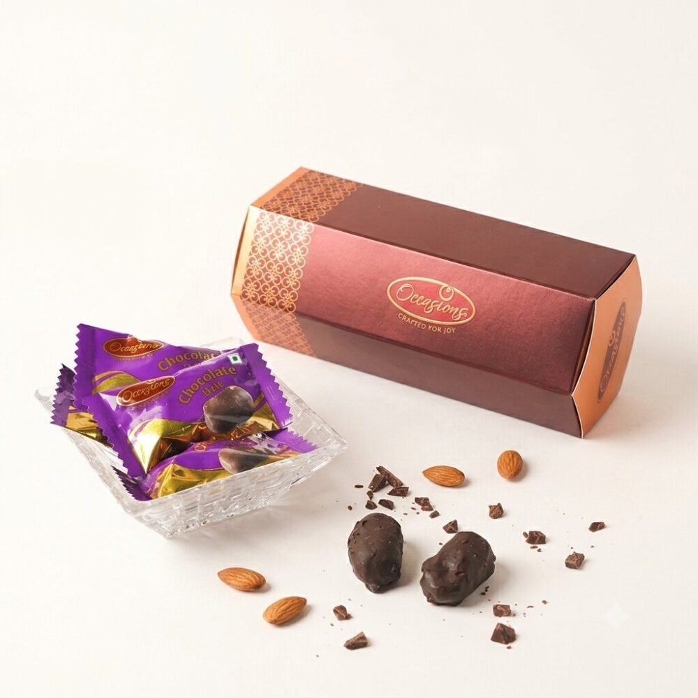 Corporate Dry Fruits Chocolate Dates Single Wrapped